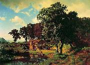 Albert Bierstadt, A Rustic Mill (Farm